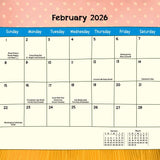 Blue Mountain Arts The Truth About Cat People  from a Cat's Point of View 2026 Wall Calendar