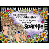 Blue Mountain Arts My Incredible Granddaughter Don't Let Anyone Dull Your Sparkle 2026 Wall Calendar