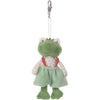 Prince Frog in Green Pants Plush Bag Charm Keychain