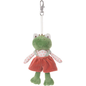 Prince Frog in Red Pants Plush Bag Charm Keychain