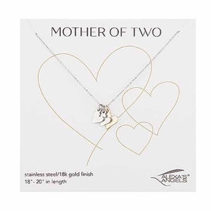 Alexa's Angels Mother of Two Necklace