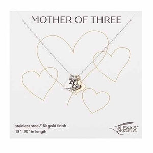 Alexa's Angels Mother of Three Necklace
