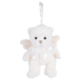 Dilon Angel Bear 8" Plush Bag Charm Keychain