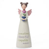 Birthstone Angel 5.25" Figurine August Creative Cheerful Capable