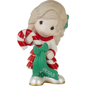 Precious Moments Sweet Christmas Wishes 2023 Dated Figurine