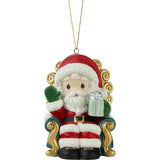 Precious Moments Santa’s Here Bringing Cheer Annual Santa Ornament