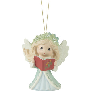 Precious Moments Wishing You Joyful Sounds Of The Season Annual Angel Ornament