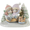 Precious Moments Away We Go In The Snow Limited Edition Figurine