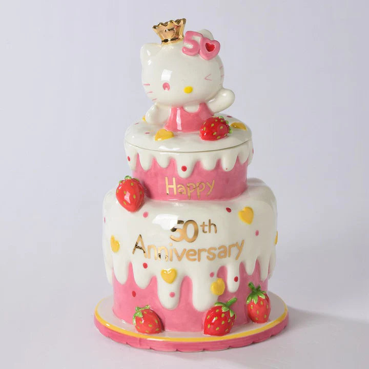 Sanrio Hello Kitty 50th Anniversary Cake Cookie Jar – Steve's Hallmark