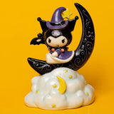 Sanrio Blue Sky Clayworks Kuromi Witch on Mystic Moon Figurine, 7.25"
