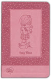 ICB Precious Moments Bible--soft leather-look, pink