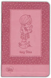 ICB Precious Moments Bible--soft leather-look, pink
