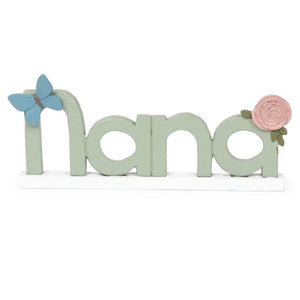 Butterfly Wishes Nana Message Block