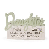 Graceful Sentiments Daughter Plaque