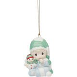 Precious Moments Baby’s First Christmas 2024 Dated Boy Ornament