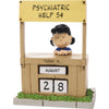 Psychiatric Help Peanuts Lucy Perpetual Calendar Figurine 6"