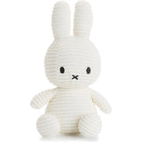 Corduroy Sitting Miffy Stuffed Plush in Off White 9"