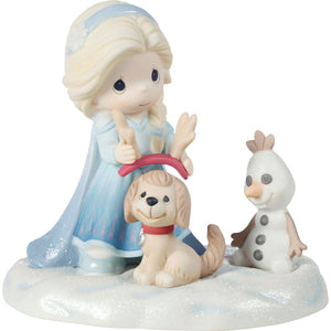 Disney Frozen Make Your Own Magic Elsa Dressing Dog As Sven Figurine
