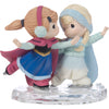 Disney Frozen Sisters Are Forever Anna and Elsa Ice Skating Figurine