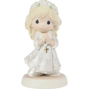 My First Communion Blonde Girl Figurine