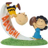 Precious Moments Peanuts Never Give Up Figurine