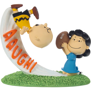 Precious Moments Peanuts Never Give Up Figurine
