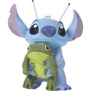 Disney Stitch with Frog Hug it Out Mini Figurine