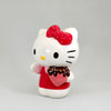 Sanrio Blue Sky Clayworks Hello Kitty with Chocolate Dipped Strawberry Figurine, 6.25"