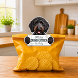 Labradoodle Black Official Crumb Catcher on Duty Note or Bag Clip and Fridge Magnet