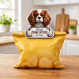 Cavalier King Official Crumb Catcher on Duty Note or Bag Clip and Fridge Magnet