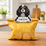 Cavalier King Charles Official Crumb Catcher on Duty Note or Bag Clip and Fridge Magnet