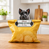 Scottish Terrier Official Crumb Catcher on Duty Note or Bag Clip and Fridge Magnet