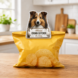 Sheltie Official Crumb Catcher on Duty Note or Bag Clip and Fridge Magnet