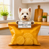 West Highland Terrier Official Crumb Catcher on Duty Note or Bag Clip and Fridge Magnet