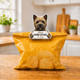 Carin Terrier Official Crumb Catcher on Duty Note or Bag Clip and Fridge Magnet