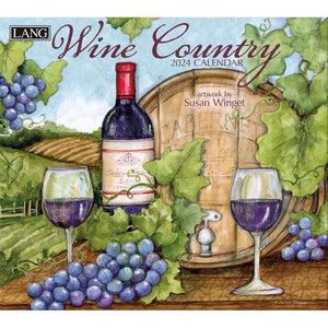 2024 Lang Wall Calendar Wine Country