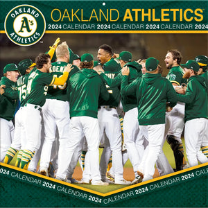 2024 Turner 12"x12" Wall Calendar Team MLB Oakland Athletics