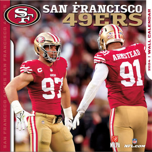2024 Turner 12"x12" Wall Calendar Team NFL San Francisco 49ers