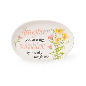 6" x 4" Daughter You Are My Sunshine My Lovely Sunshine Trinket Tray