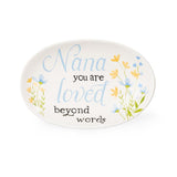 6" x 4" Nana You Are Loved Beyond Words Trinket Tray