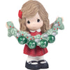 Precious Moments Deck The Halls Dated 2025 Porcelain Bisque Girl Figurine 4.75"