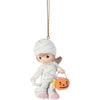 Precious Moments Wrapped Up In Halloween Mummy Girl Resin Ornament 3"