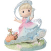Disney Precious Moments Dreams Do Really Come True Cinderella's Transformation Bisque and Resin Figurine with Crystals