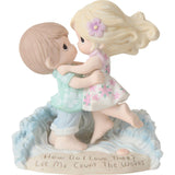 How Do I Love Thee, Let Me Count the Waves Porcelain Figurine 6.25"