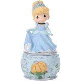 Precious Moments May All Your Dreams Come True Disney Cinderella Trinket Box