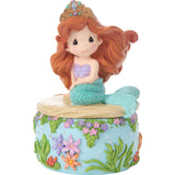 Precious Moments Explore This Wonderful World Disney Ariel Trinket Box