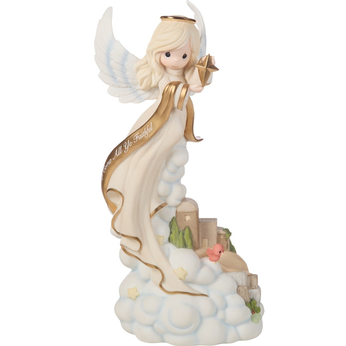 プレシャスモーメント 天使 セット Preciousmoment エンジェル Precious Moments Hallmark Exclusive O Come Ye Faithful Angel