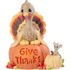 Precious Moments Give Thanks LED Light Up Turkey 5.5" Resin Figurine