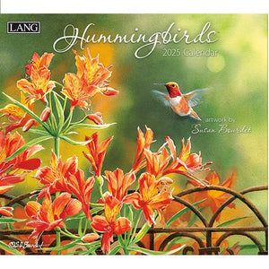2025 Lang Wall Calendar Hummingbirds by Susan Bourdet