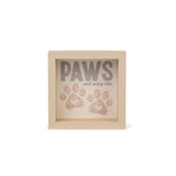 Furry Friends Paws and Enjoy Life Paw Prints Box Sign 4"
